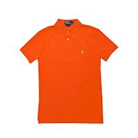 Ralph Lauren 小馬球經典戰馬短袖POLO衫-橘/黃