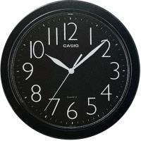 【CASIO】清晰數字典藏圓形掛鐘-黑面 (IQ-01S-1)