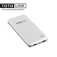 TOTOLINK 10000mAh超薄快充行動電源-TB10000-白色