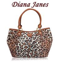 DIANA JANES歐風豹紋水餃包