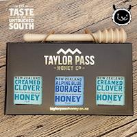 壽滿趣 TaylorPass紐西蘭甜蜜蜜蜂蜜禮盒(琉璃苣x1三葉草x2)