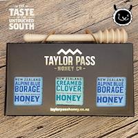 壽滿趣 TaylorPass紐西蘭甜蜜蜜蜂蜜禮盒(琉璃苣x2三葉草x1)