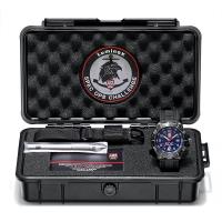 LUMINOX 雷明時 特種部隊限量工具箱禮盒組-藍x灰時標/45mm 4223.SOC.SET