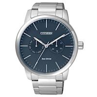 CITIZEN 星辰 Eco-Drive光動能藍色錶盤男錶-藍/44mm(AO9040-52L)