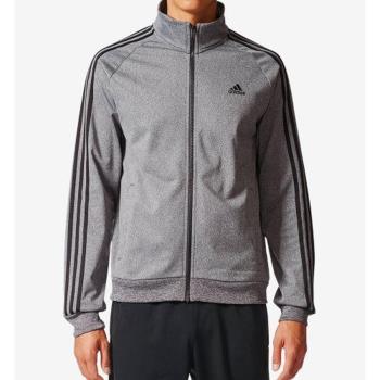 Adidas 2017男時尚Tricot深灰色運動立領拉鍊夾克(預購)