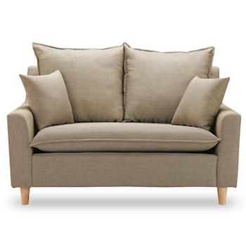 【時尚屋】[MT7]奧蘿拉雙人座淺咖啡色沙發MT7-321-1免組裝/免運費/沙發