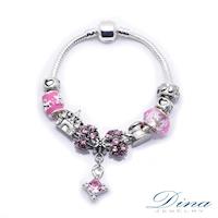 DINA JEWELRY蒂娜珠寶 粉紅童話 潘朵拉風格 設計手鍊
