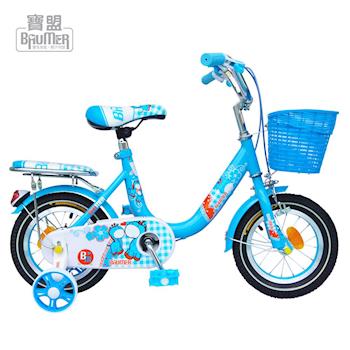 寶盟BAUMER 12吋親子鹿腳踏車-水藍(兒童腳踏車、童車)