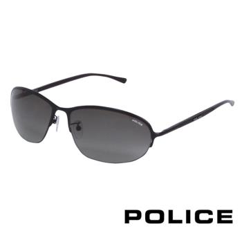POLICE 都會復古飛行員太陽眼鏡 (消光黑) POS8692E0531