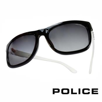 POLICE 義大利警察都會款個性型男眼鏡-膠框(白色) POS1895E0700