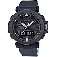 【CASIO】PROTREK 完美奢華夜間照明登山錶-黑框X黑 (PRG-650Y-1)