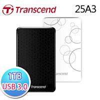 Transcend創見 StoreJet 25A3 1TB 外接硬碟