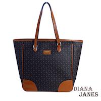 【Diana Janes 黛安娜】晶鑽LOGO造型托特包
