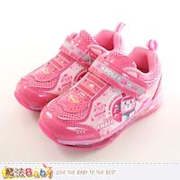 魔法Baby 女童鞋 POLI安寶正版授權閃燈運動鞋~sa71243