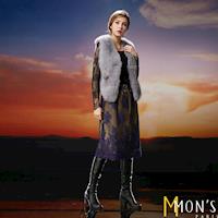 MONS名媛立體蕾絲完美長裙