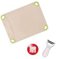 Conalife 新款稻殼防霉雙面多用環保砧板 (贈2 in 1 不鏽鋼削皮器)