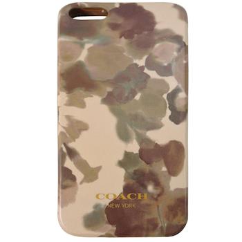 COACH  塗鴉 iPhone 5 手機保護殼(褐灰)