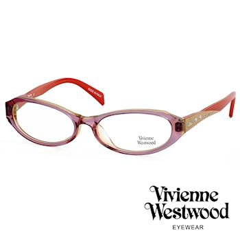 Vivienne Westwood 光學鏡框★閃亮時尚晶鑽★英倫龐克風(紅) VW193E04