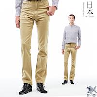 【NST Jeans】日本布料_秋日清旅 淡小麥黃休閒長褲(中低腰窄版) 385(6893)