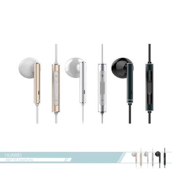 Huawei華為 原廠AM116 半入耳式耳機 3.5mm各廠牌適用/ 線控接聽鍵 (新版盒裝)