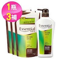 逸萱秀 瞬效蓬鬆易吹乾洗髮乳700ml+補充包550ml(3入)