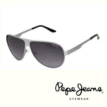 Pepe Jeans 英倫時尚簡約風格太陽眼鏡(銀) PJ5059EC3