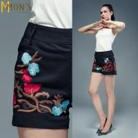 MONS中式精品典雅繡花短褲(CC7503)