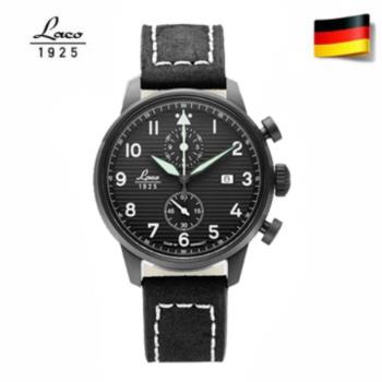 【Laco】朗坤 861975 德國工藝 LAUSANNE 飛行員手錶特別模型洛桑 手錶 軍錶
