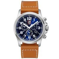 LUMINOX 雷明時ATACAMA戰場系列藍寶鏡面三眼鬧鈴腕錶-藍x白時標/45mm A1944