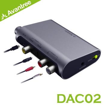 Avantree DAC02 數位類比音源轉換器(同軸/光纖 轉RCA/3.5mm音頻)