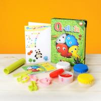 【Q-doh】有 機矽膠黏土 四色工具組