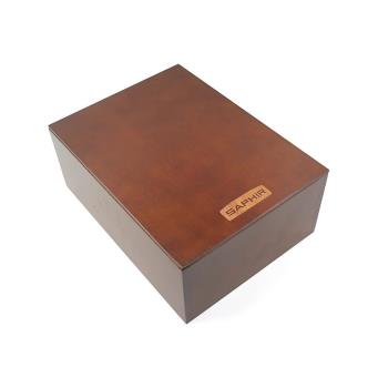 糊塗鞋匠 優質鞋材 G106 SAPHIR櫸木滑蓋收納盒(一個)