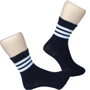 【Seraphic】學院風條紋休閒襪2雙組