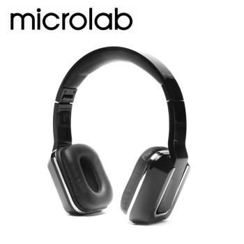 【Microlab】K330多功能立體聲多媒體耳機 (含通訊麥克風)_B黑