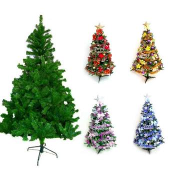 摩達客 台灣製10呎/10尺(300cm)豪華版綠聖誕樹 (+飾品組)(不含燈)