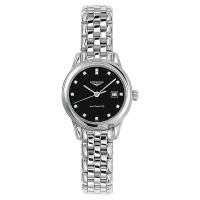 LONGINES浪琴 Flagship 真鑽機械女錶 黑 30mm L43744576