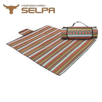 韓國SELPA 防水雙面可用繽紛野餐墊 (一般型)