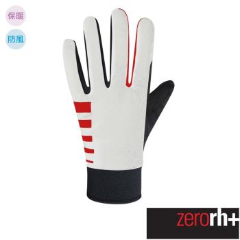 ZeroRH+ 義大利 LOGO SOFT 專業防風保暖自行車手套 ●白色、黑色● ICX9095