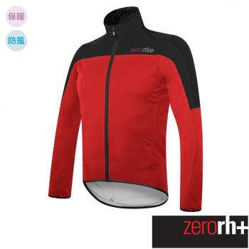 ZeroRH+ 義大利 SPACE 男仕專業刷毛自行車外套 ●紅色、黑色● ICU0466