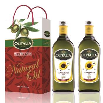 Olitalia奧利塔-葵花油禮盒2組(2瓶葵花油/盒);共4瓶