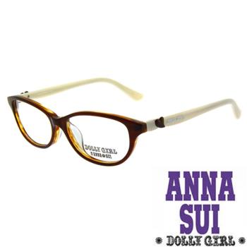 Anna Sui安娜蘇日本Dolly Girl系列朝流光學眼鏡立體雕刻愛心款‧四色 DG514