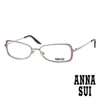 Anna Sui 日本安娜蘇 時尚經典漸層造型平光眼鏡(紫) AS041E02