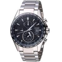 星辰CITIZEN GETS系列鈦金紳士電波計時腕錶 AT8154-82E