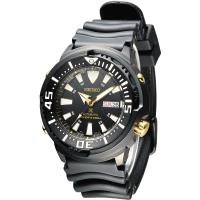 SEIKO Prospex 200M鮪魚罐頭潛水機械男錶-全IP黑(SRP641K1)