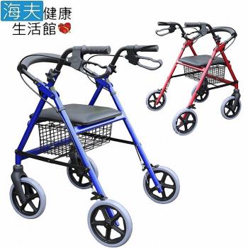 【海夫健康生活館】“富凱源”機械式輪椅(未滅菌) 鋁合金 四輪 助行車 購物車 (JI833)