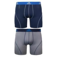 Adidas 男時尚Climacool深藍灰色四角修飾內著混搭2件組(預購)