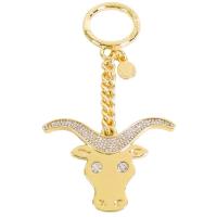 MICHAEL KORS ZODIAC CHARMS TAURUS金牛座水晶鑰匙圈-金