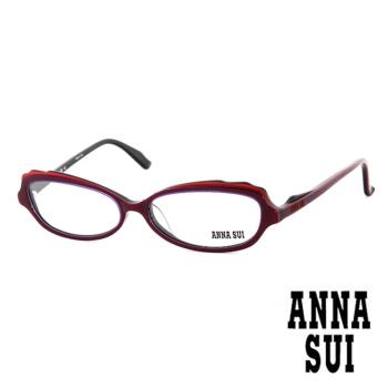 Anna Sui 日本安娜蘇 魔幻時尚造型光學眼鏡(紅) AS097E01