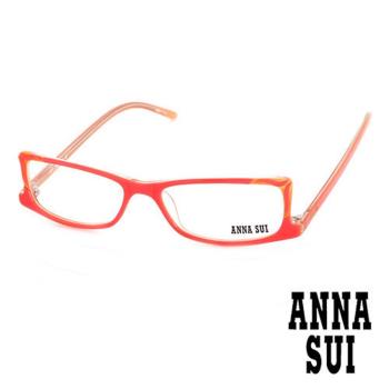 Anna Sui 日本安娜蘇 魔幻貓耳造型平光眼鏡(螢光粉) AS103E05