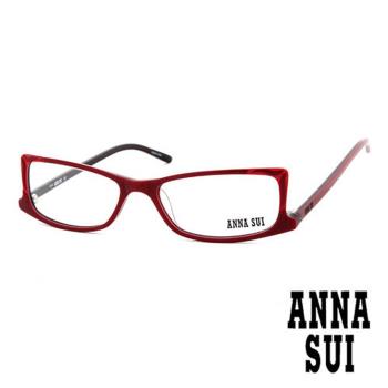 Anna Sui 日本安娜蘇 魔幻貓耳造型平光眼鏡(紅) AS103E03